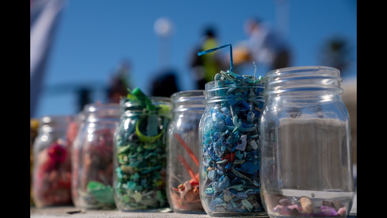 海辺にどれくらいのプラスチックがあるの？江の島 片瀬東浜で実験