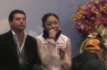 2011年4CC・安藤美姫SP Kiss＆Cry