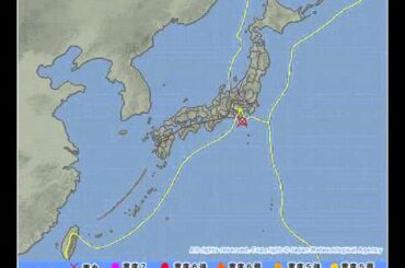 【東日本大震災】一週間の震源地の推移 week 1/Earthquake in Japan 2011.03.10-03.17