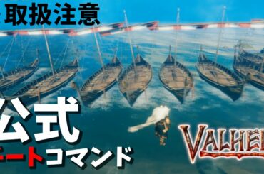 【Valheim】公式公認！チートコマンドのやり方をこっそり教えます【正しくご使用ください】
