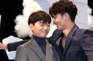 岡田将生、染谷将太に壁ドンならぬ“壁ドカン”！　映画「ストレイヤーズ・クロニクル」ジャパンプレミア3　#Masaki Okada　#Shota Sometani
