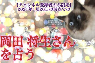 【登録者のみ限定】岡田 将生さんを占う【ネコも暴れる隠し事】