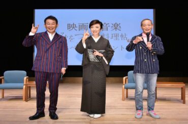 シンガー・ソングライターの松任谷由実（６６）が１２日、都内で行われた映画「みをつくし料理帖」（１６日公開）の公開記念イベントで角川春樹監督（７８）と対談し、歌手の手嶌葵（３３）が歌う主題歌「散りてな