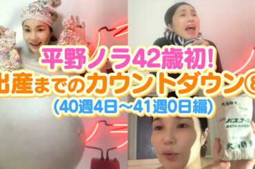 【平野ノラ42歳初】バブ子出産！までカウントダウン⑧（40週4日〜41週0日編）