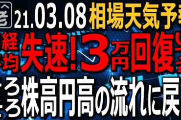 【相場天気予報】週末の米市場は雇用統計の改善で大幅反発。ただ、日経平均は高く寄り付いたものの失速！金利上昇懸念が続く中、相場は波乱気味でトレードが難しい。この流れは変わるのか？ラジオヤジの相場解説。