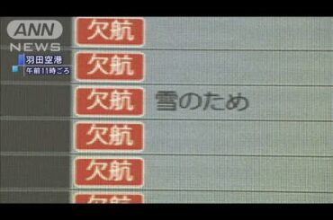 雪や強風で・・・日本海側中心に欠航・通行止め相次ぐ(2021年1月29日)