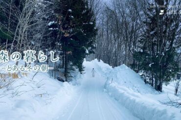 森の暮らし。とある冬の朝 | Solitude〜森の暮らし〜