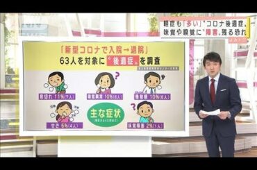 コロナ後遺症　味覚や嗅覚に“障害”残る恐れ(2020年12月4日)