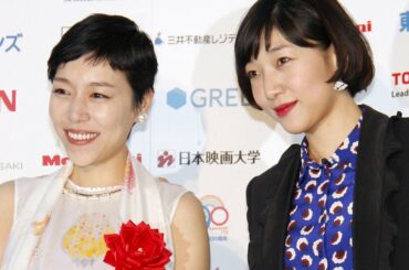 安藤桃子、サクラが姉妹で受賞！「感謝でいっぱい」　「第69回毎日映画コンクール」会見　#Momoko Ando　#Mainichi Film Award