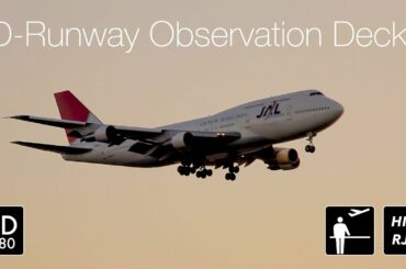 [2009年羽田] D滑走路展望台から見るRWY34Lアプローチ