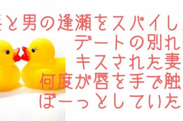 【修羅場】妻と男の逢瀬をスパイした。デートの別れ際、キスされた妻は何度か唇を手で触った後、ボーっとしていた。その表情を見た俺は去るしかなかった。声をかけるなんて出来なかった。