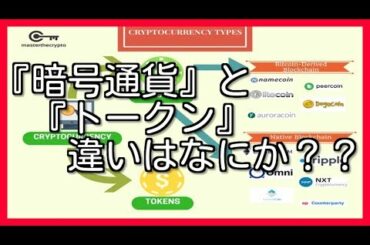 暗号通貨 と トークン 違いはなにか？？