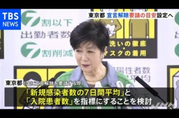 東京都 緊急事態宣言解除要請の目安設定へ［新型コロナ］