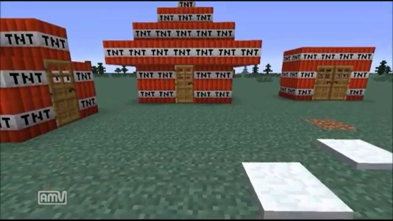 「マインクラフト」村人がTNTの家に住むのか!!!!!!!!