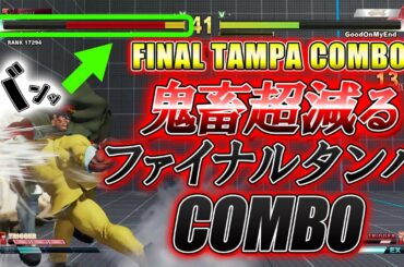 スト5 SFV CE 鬼畜超減る！ファイナルタンパコンボ！炸裂！  攻略解説 格闘ゲーム ストリートファイター5 Eスポーツ
