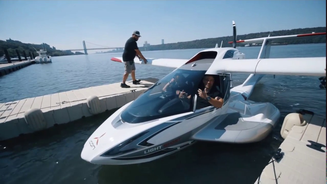 パーソナル水上飛行機、美しいデザイン、操作しやすく制御する