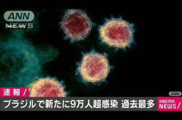 新型コロナ　ブラジルで新規感染者9万人超え(2021年3月18日)