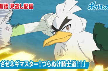 【公式】アニメ「ポケットモンスター」第60話「めざせネギマスター！つらぬけ騎士道！！」（見逃し配信）