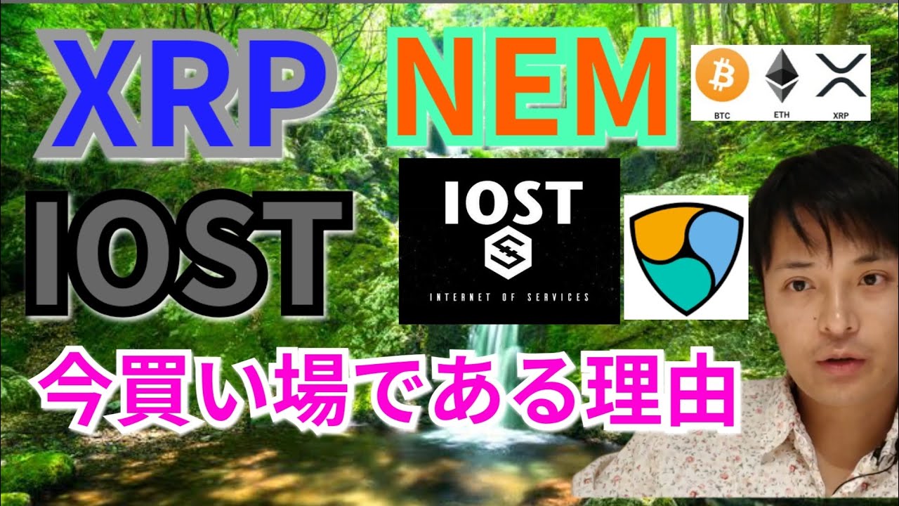 【仮想通貨BTC, ETH, XRP, NEM, IOST, ENJ】リップル、ネム、IOST,今が買い場の理由 【仮想通貨BTC, ETH, XRP, NEM, IOST, ENJ】リップル、ネム、IOST,今が買い場の理由