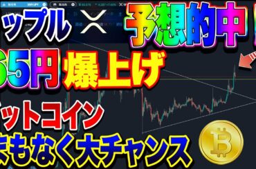 【仮想通貨】リップル爆上げ完全的中！ビットコインはまもなく大チャンス！最高値更新へのカウントダウン。。。