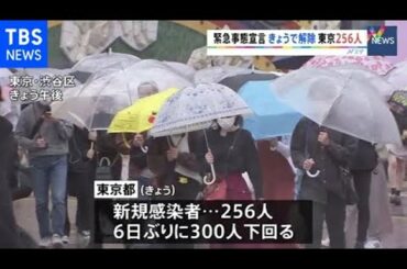 緊急事態宣言２１日で解除、東京都で２５６人感染