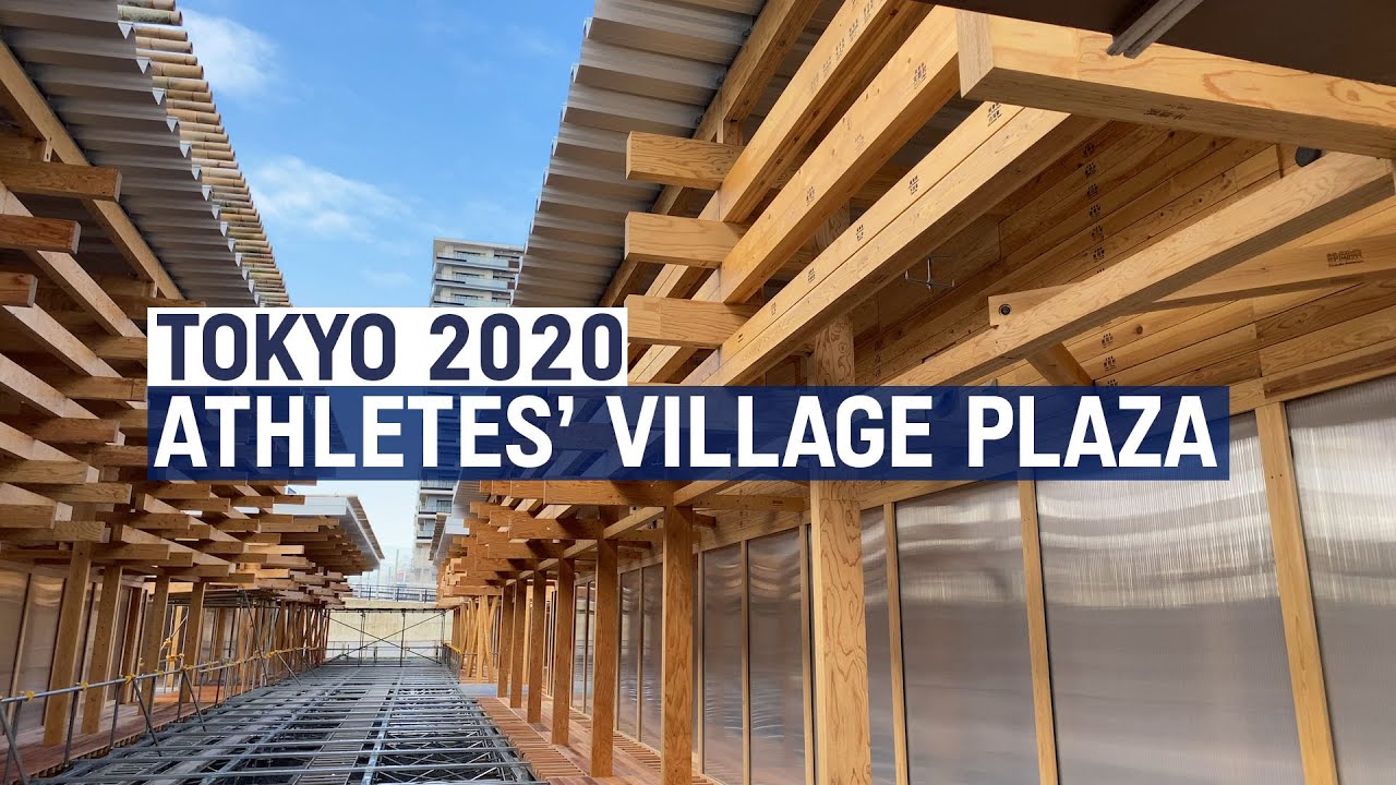 Inside the Tokyo 2020 Athletes' Village Plaza! Inside the Tokyo 2020 Athletes' Village Plaza!