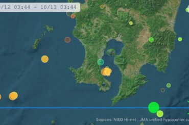 震源情報（霧島山）