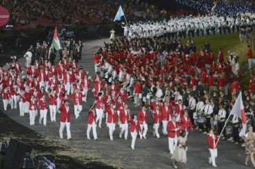 日本選手団の入場 ロンドン五輪開会式