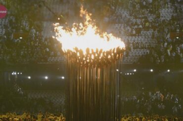 聖火を点火 ロンドン五輪開会式