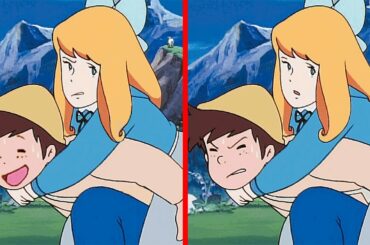 【間違い探し】アルプスの少女ハイジ！クララとペーターの関係。やんちゃなおじいさん！難易度高めです。でも楽しんでください！