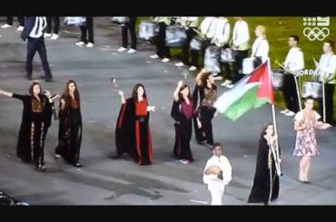 ロンドンオリンピック開会式：日本選手団の入場行進が飛ばされる