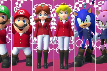 Mario & Sonic at the Olympic Games Tokyo 2020 - Equestrian (All Characters)