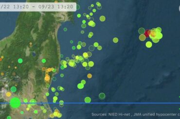 震源情報（福島県沖、2017年10月）