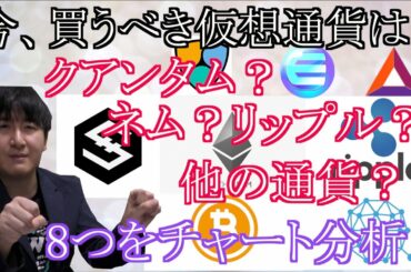 【投資】#84　いま、買い場の仮想通貨はどれだ！？仮想通貨のチャート分析！