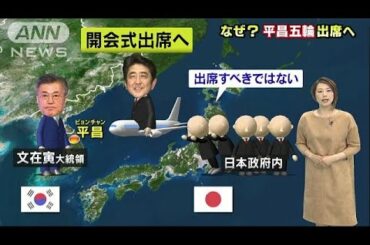 慰安婦、北朝鮮問題で会談も　総理、平昌五輪出席へ(18/01/24)