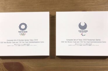 【記念硬貨】東京2020 オリンピック パラリンピック 競技大会記念 500円バイカラー・クラッド貨幣・ 100円クラッド貨幣コンプリートセット