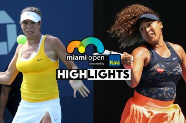 Ajla Tomljanovic vs Naomi Osaka (大坂なおみ) Highlights Miami Open 2021
