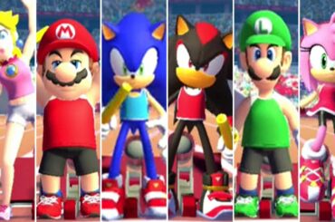 Mario & Sonic at the Olympic Games Tokyo 2020 - 4x100m Relay (All Characters)