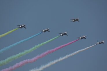 20200302 東京五輪聖火到着記念式典　ブルーインパルス　リーダーズベネフィット