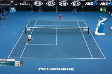 Nishikori (錦織) VS Federer (フェデラー)