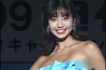 昔の水着ショー　【希少】女子高時代の片瀬那奈の水着姿　９９年