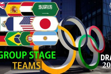 Tokyo 2021 Olympic Football Tournament Group Stage Draw | All 16 Qualified Teams