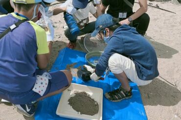 玄海の家子どもイベント　マイクロプラスチック