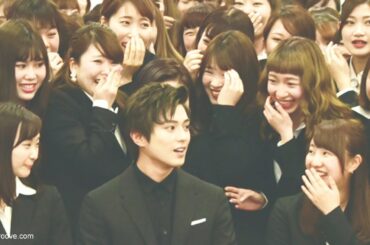 サマンサタバサ入社式に新田真剣佑がサプライズで登場