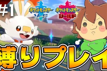 【ポケモン剣盾#1】新シリーズ！縛りプレイしながら殿堂入りまでクリア出来るのか？【ゆっくり実況プレイ】