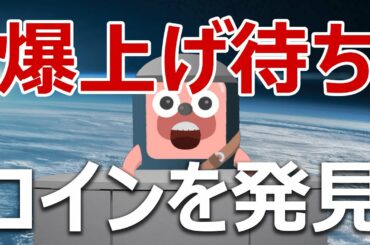 次に爆上げるコインを発見しました。