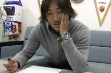 FC東京　石川直宏選手が　マスコットを描く！