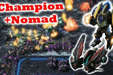 Basing with 2 Nomads is so much fun! Kerrigan Survival Starcraft 2 arcade