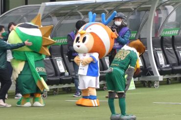 20201213 東京V vs 長崎 ＠味スタ（3）ハーフタイム（マスコット総選挙 どっちが出る2番勝負）