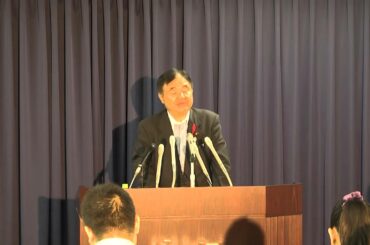 遠藤利明東京オリンピック・パラリンピック大臣　記者会見